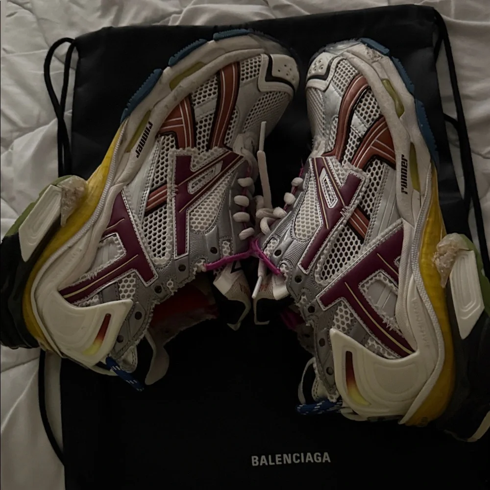 Balenciaga Colorful Athletic Sneakers - Picture 5 of 6